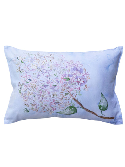 Blueberry Cotton Cushion in Blue by April Cornell