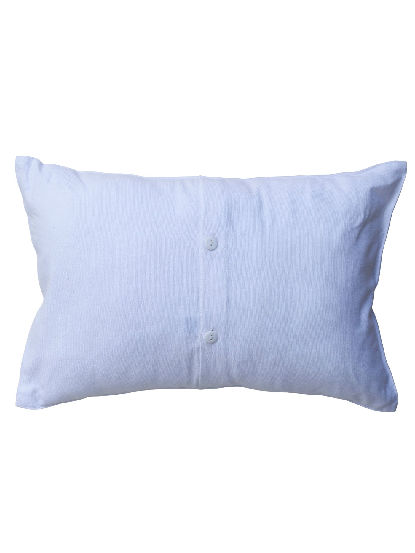 Blueberry Cotton Cushion in Blue by April Cornell
