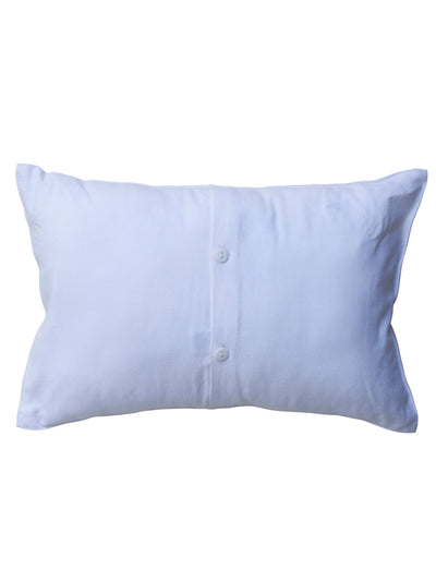 Blueberry Cotton Cushion in Blue | April Cornell- SOLD OUT