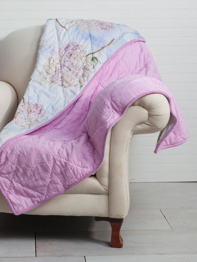 Blueberry Cotton Throw in Blue by April Cornell