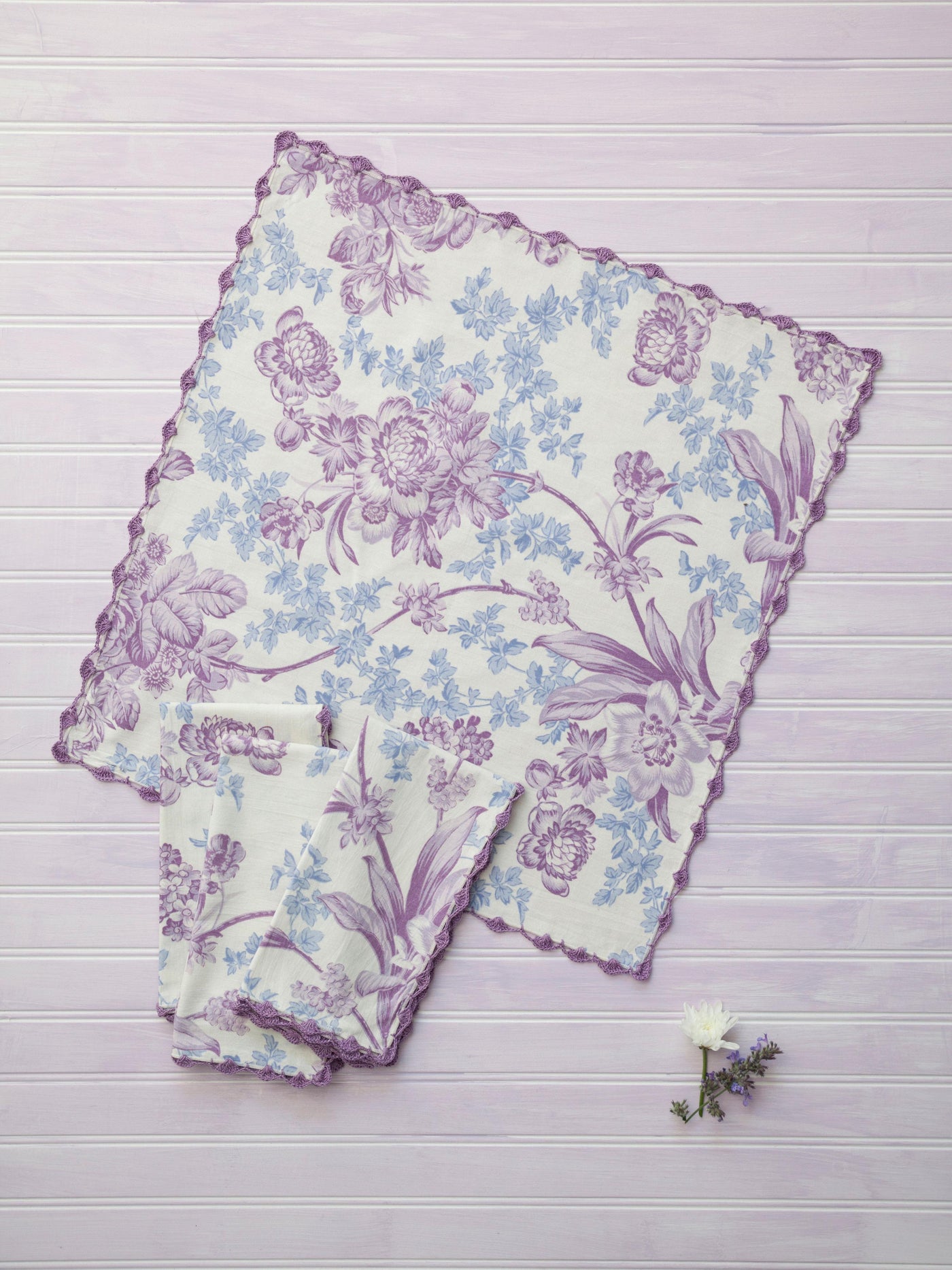Lemon Cheesecake Cotton Napkin in Ecru by April Cornell