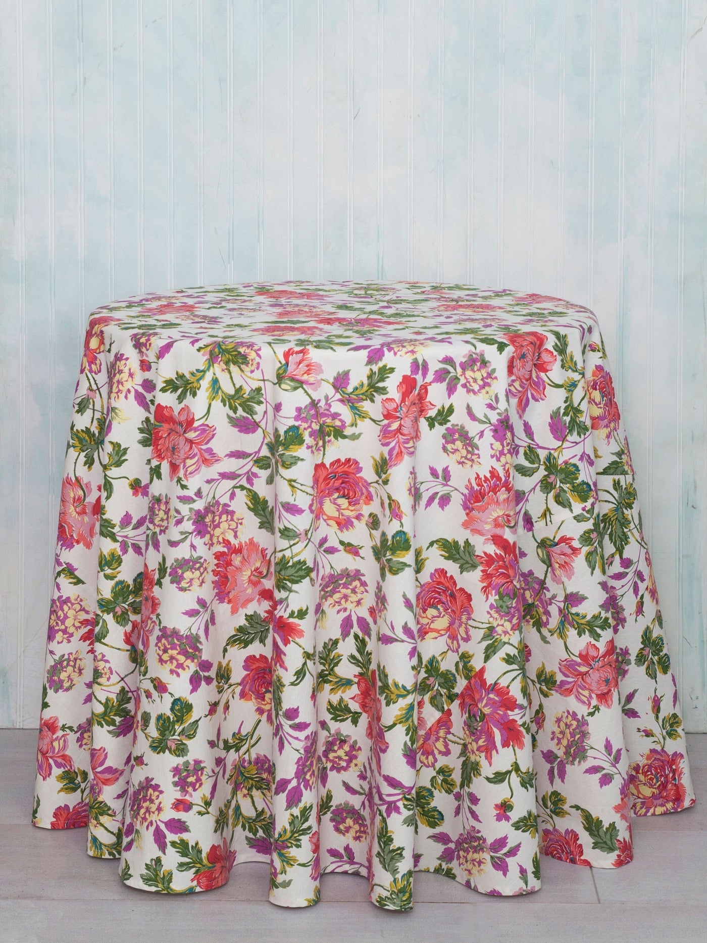Cherry Pie Cotton Round Tablecloth by April Cornell