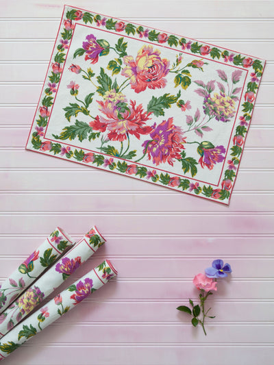 Pecan Pie Cotton Placemat in Ecru by April Cornell