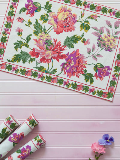 Pecan Pie Cotton Placemat in Ecru by April Cornell
