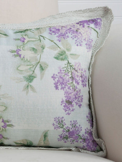 Rosemary Citrus Water Linen Cushion in Lavender | April Cornell- SOLD OUT