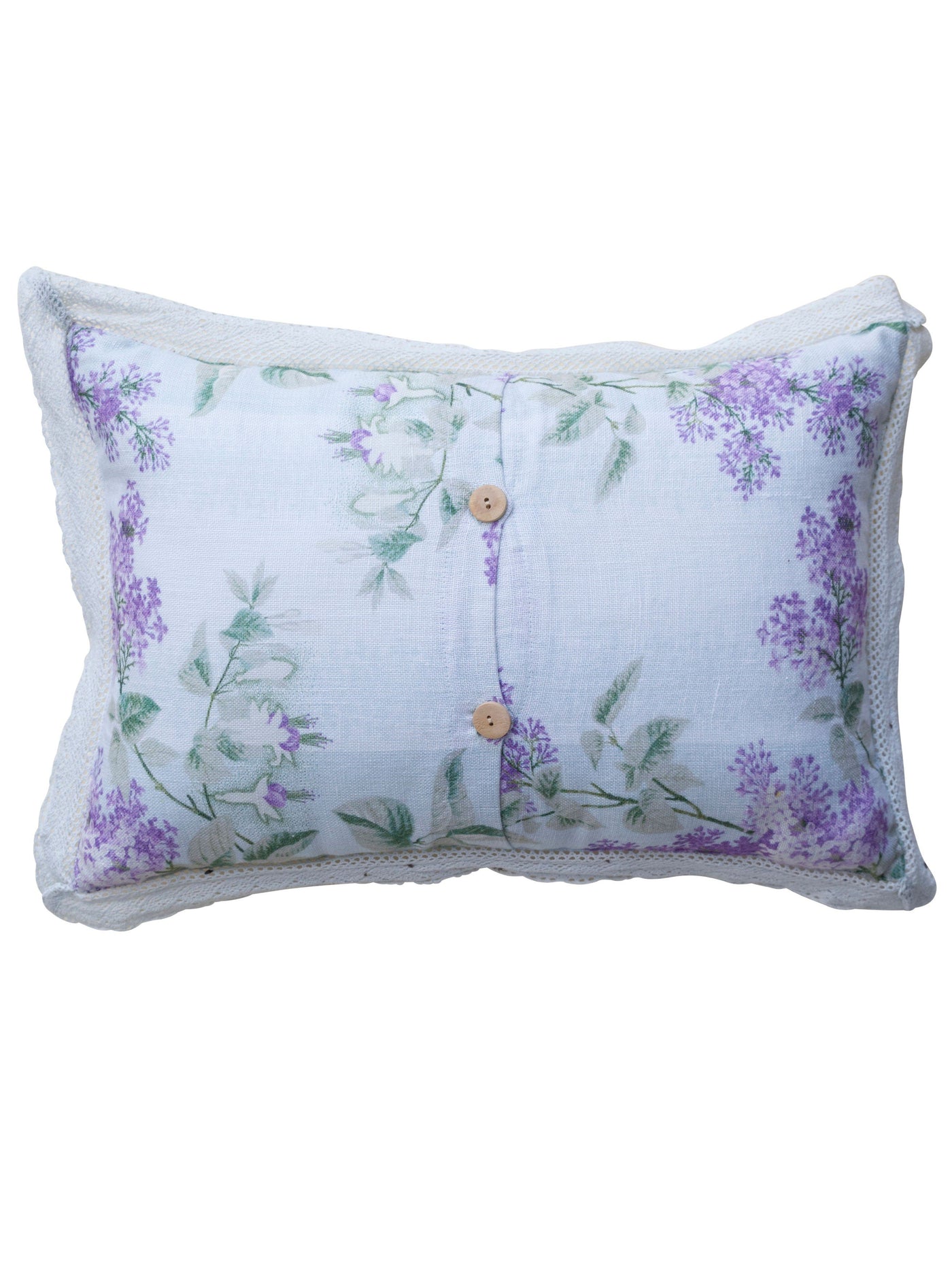 Rosemary Citrus Water Linen Cushion in Lavender by April Cornell