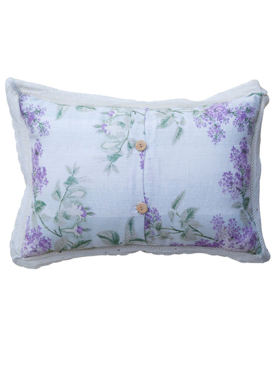 Rosemary Citrus Water Linen Cushion in Lavender | April Cornell- SOLD OUT