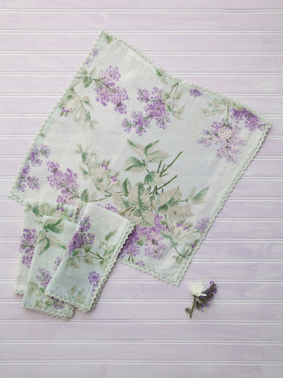 Plum Tart Linen Napkinn in Lavender by April Cornell