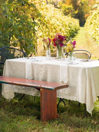 Cupcake Crumb Tablecloth in Linen | April Cornell- SOLD OUT