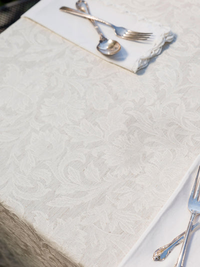 Cupcake Crumb Tablecloth in Linen by April Cornell