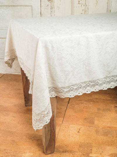 Cupcake Crumb Tablecloth in Linen by April Cornell
