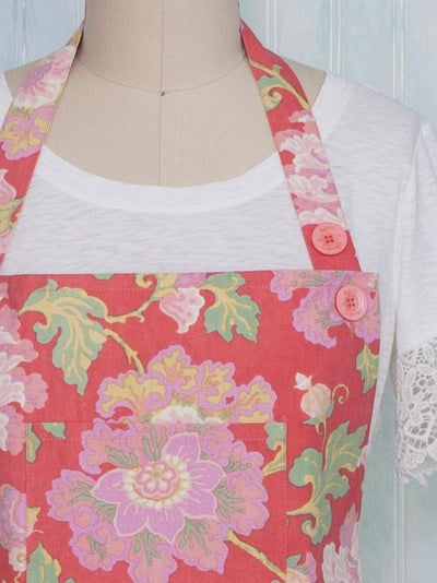 Primrose Apron in Coral by April Cornell