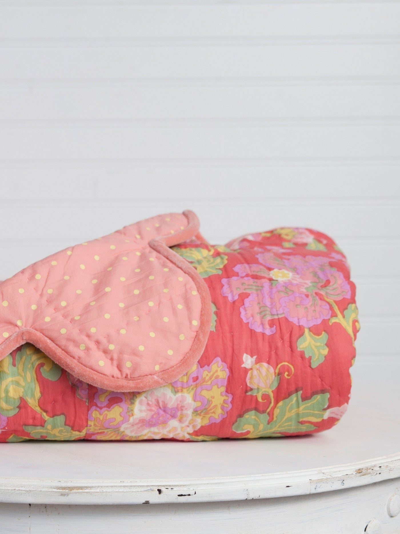 Primrose Throw in Coral by April Cornell