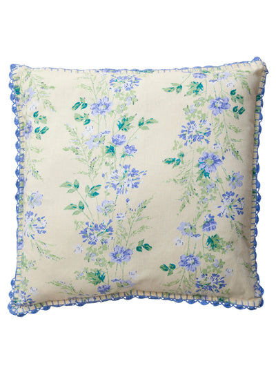 Cornflower Cushion in Yellow by April Cornell
