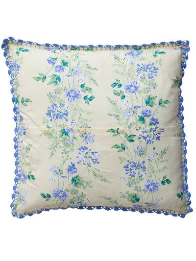 Cornflower Cushion in Yellow by April Cornell