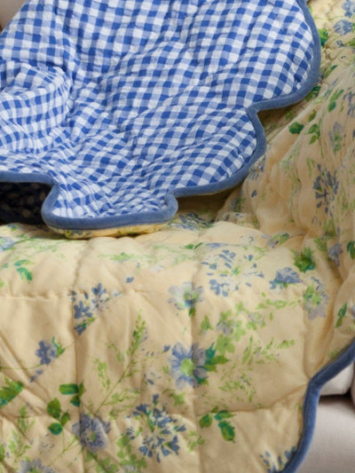 Cornflower Throw in Yellow by April Cornell