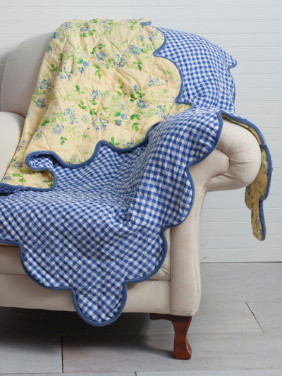 Cornflower Throw in Yellow by April Cornell