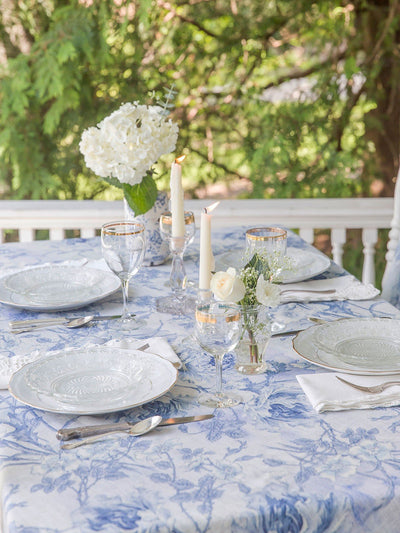 Ladylike Tablecloth in Soft Blue | April Cornell- SOLD OUT