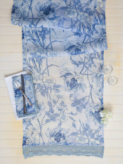 Ladylike Table Runner in Soft Blue | April Cornell- SOLD OUT