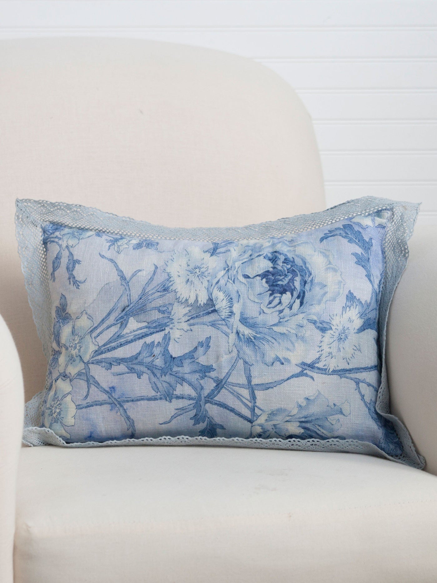 Ladylike Cushion in Soft Blue | April Cornell- SOLD OUT