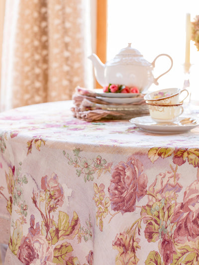 Secret Garden Tablecloth in Amethyst by April Cornell