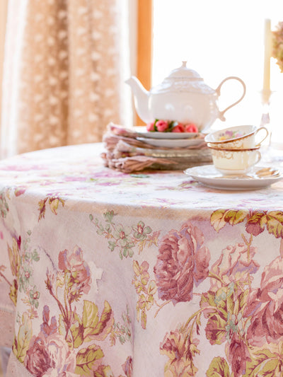 Secret Garden Tablecloth in Amethyst | April Cornell- SOLD OUT