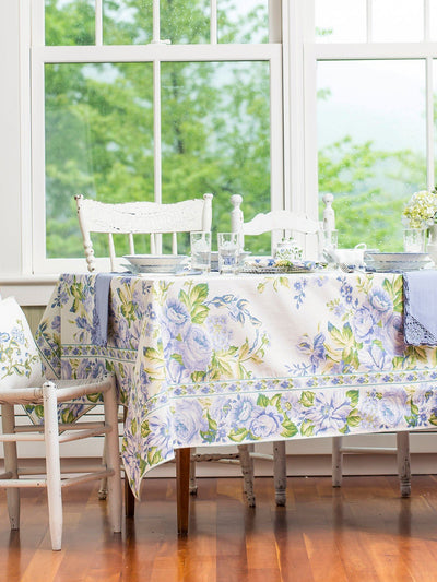Strawberry Shortcake Tablecloth in Ecru | April Cornell- SOLD OUT