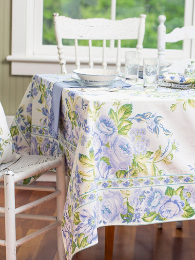 Strawberry Shortcake Tablecloth in Ecru by April Cornell