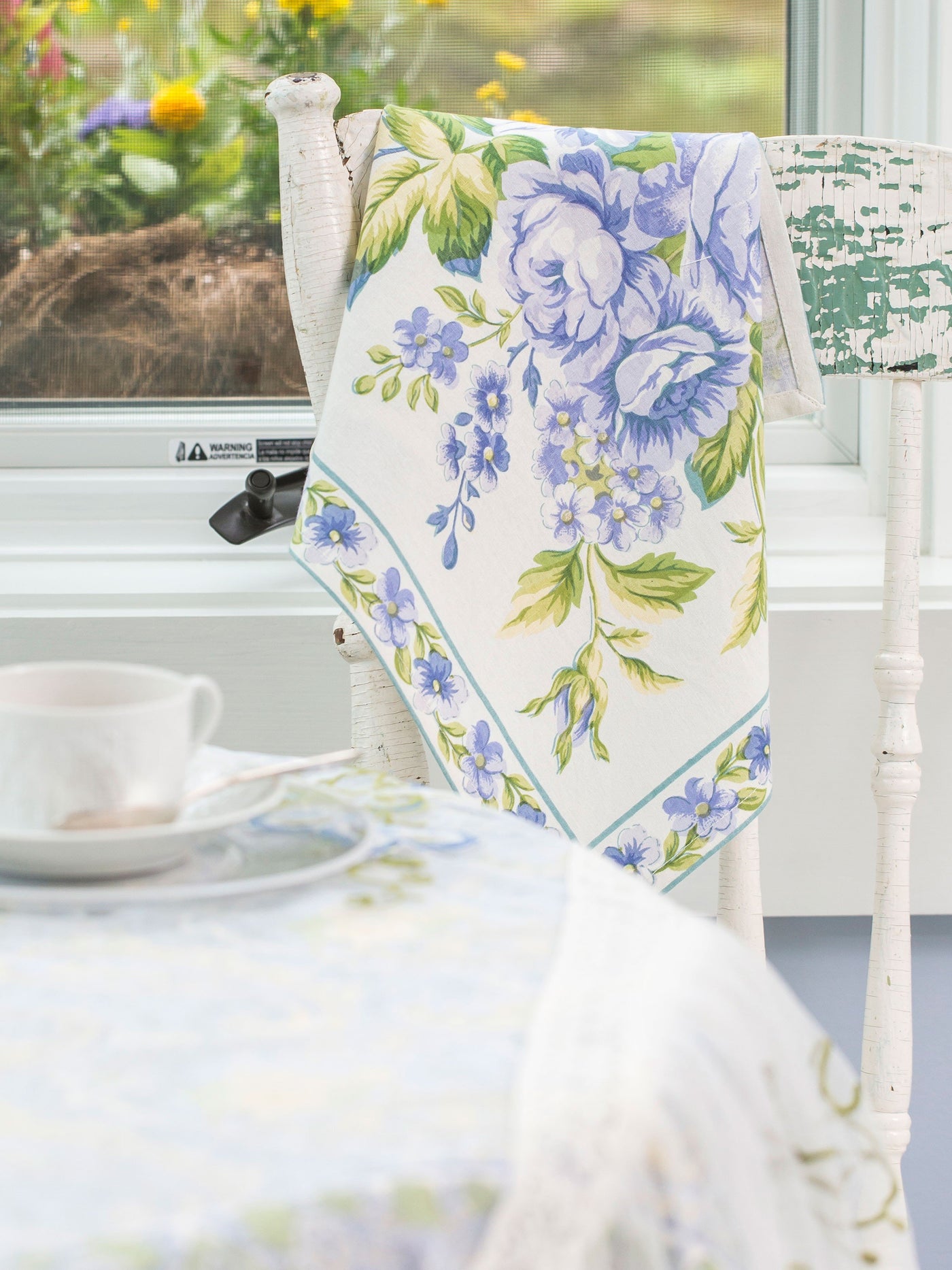 Strawberry Shortcake Napkin in Ecru by April Cornell