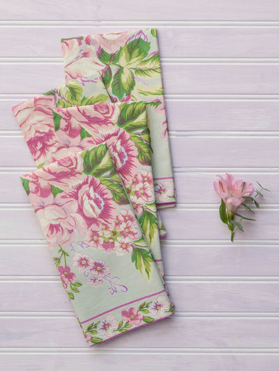 Strawberry Shortcake Napkin in Sage by April Cornell