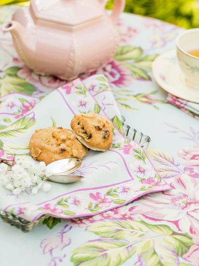Strawberry Shortcake Napkin in Sage by April Cornell