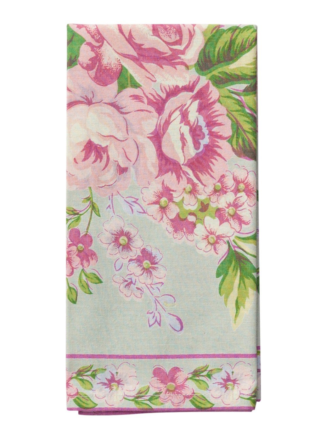 Strawberry Shortcake Napkin in Sage by April Cornell