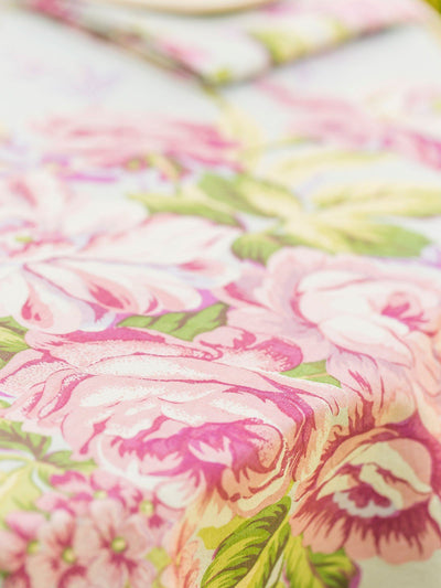 Strawberry Shortcake Tablecloth in Sage by April Cornell