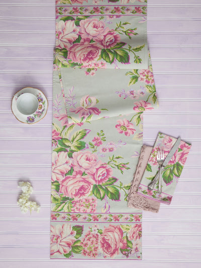 Strawberry Shortcake Runner in Sage by April Cornell