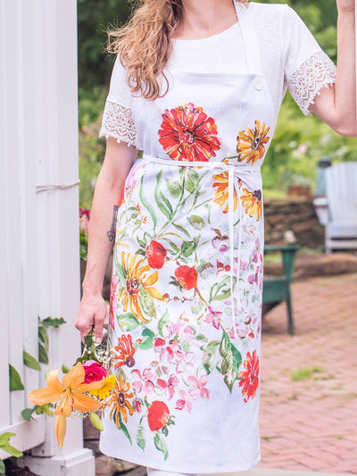 Apple Butter Apron in Multi by April Cornell