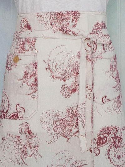 Raspberry Tart Apron in Red by April Cornell
