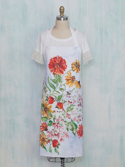 Apple Butter Apron in Multi by April Cornell
