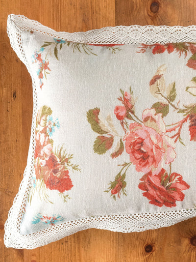 Biscotti Cushion in Blue by April Cornell