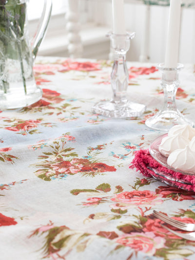 Biscotti Tablecloth in Blue by April Cornell