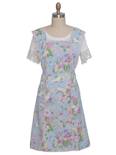 Oatmeal Cookie Apron in Aqua by April Cornell