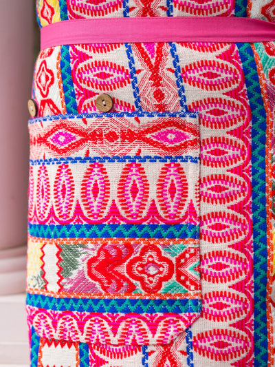 Lemon Zest Apron in Multi by April Cornell