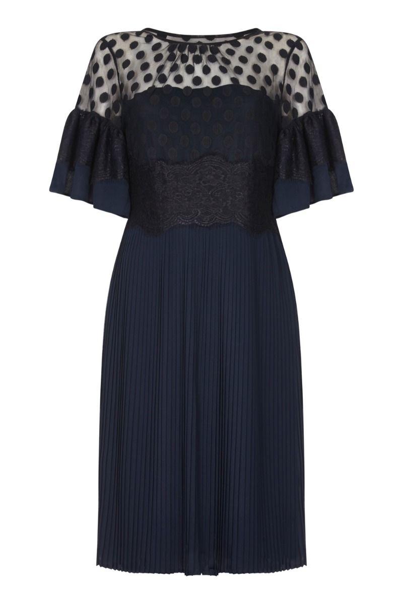 1920s Flapper Style Dress in Navy