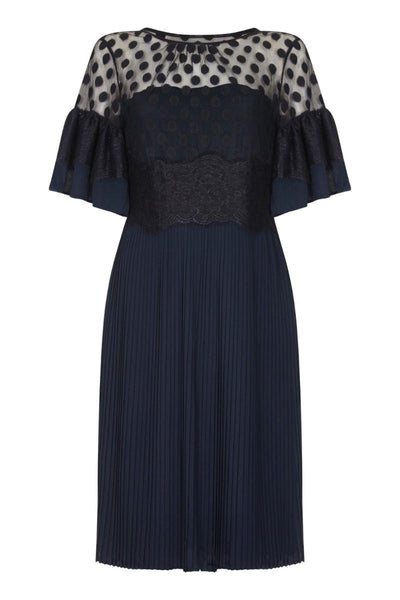1920s Flapper Style Dress in Navy