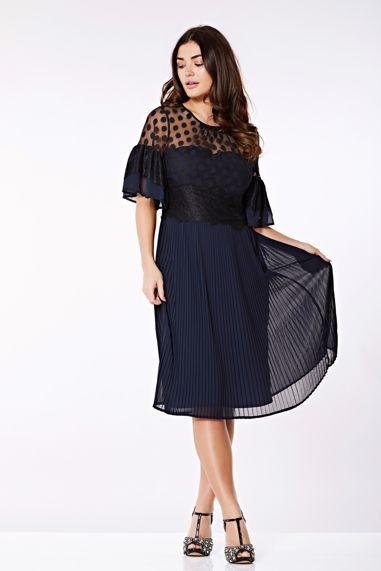 1920s Flapper Style Dress in Navy