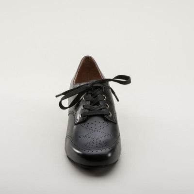 Claire 1940s Oxfords in Black by Royal Vintage Shoes