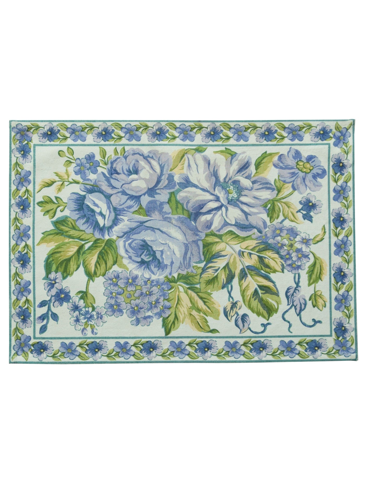 Strawberry Shortcake Placemat in Ecru by April Cornell