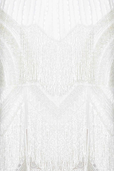 1920s Cocktail Party Dress in White