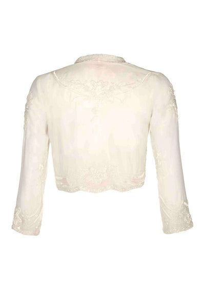 Great Gatsby Party Bolero in White