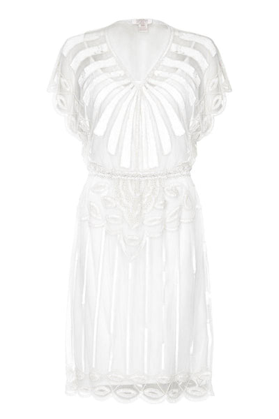 Roaring Twenties Inspired Dress in White