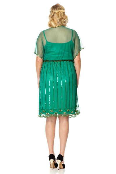 Roaring Twenties Inspired Dress in Green